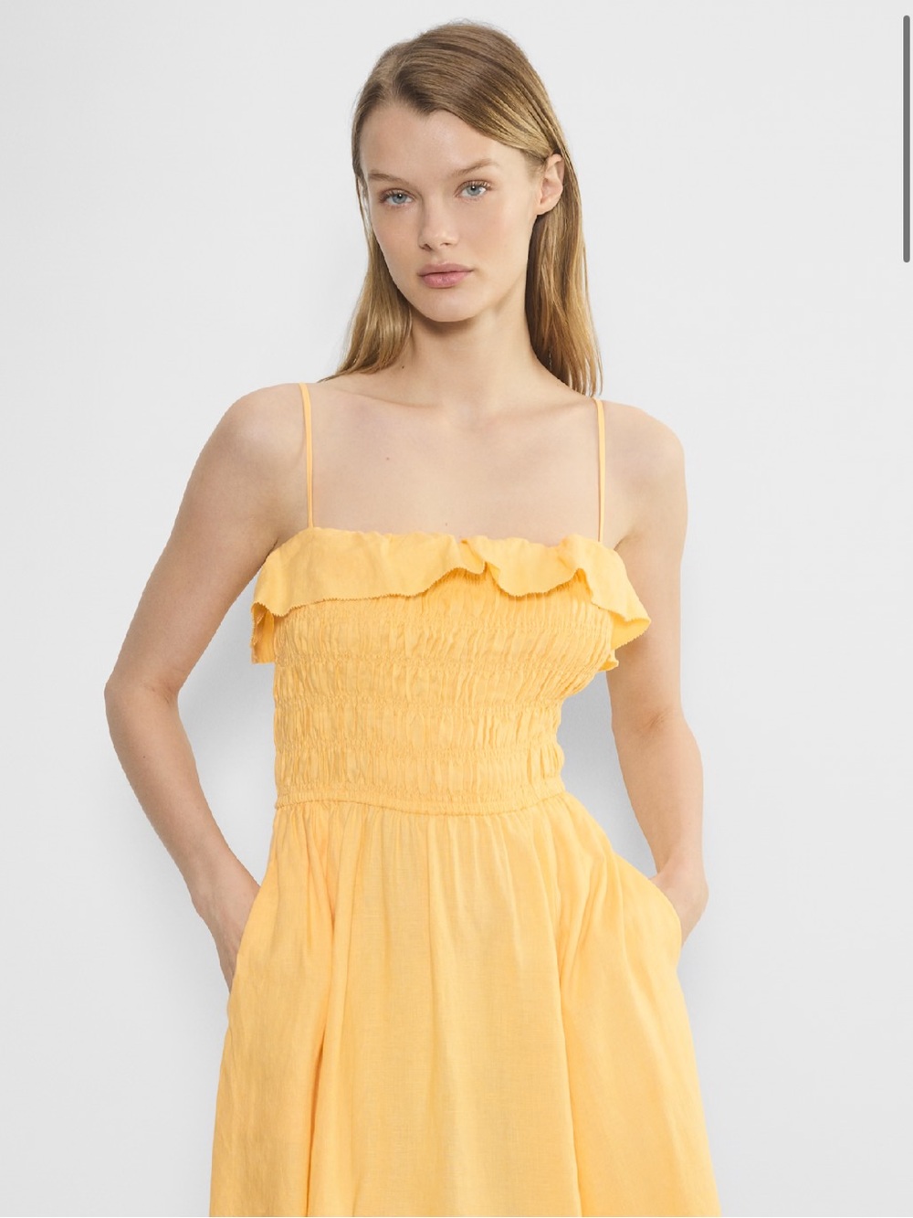 NWT Aritzia Wilfred
Portea Linen Dress - Picture 2 of 14